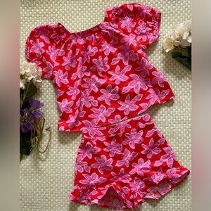 🎀🌸Tahari Girls 2 Piece Short Set🌸🎀